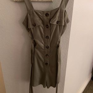 army green dress soze small